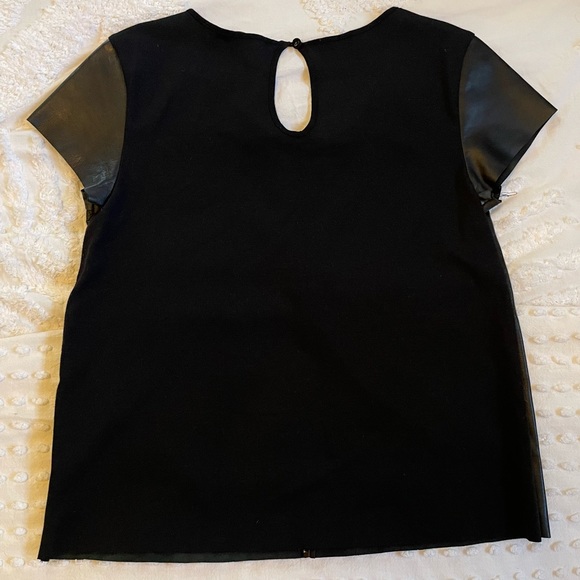 Anthro Bordeaux 100% Sheepskin Shirt - Picture 2 of 10